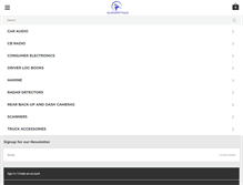 Tablet Screenshot of blueparrottsales.com
